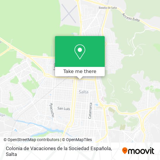 Colonia de Vacaciones de la Sociedad Española map