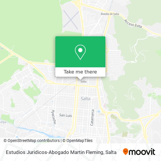 Mapa de Estudios Juridicos-Abogado Martin Fleming
