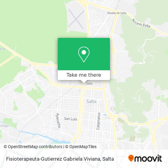 Mapa de Fisioterapeuta-Gutierrez Gabriela Viviana