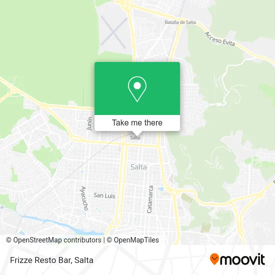 Frizze Resto Bar map