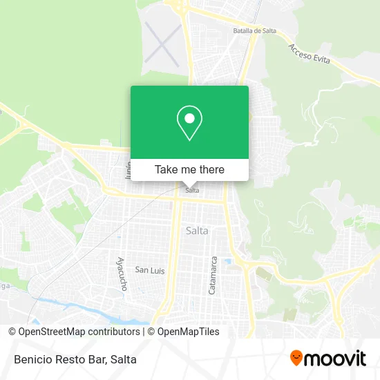 Benicio Resto Bar map