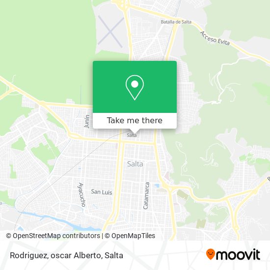 Rodriguez, oscar Alberto map
