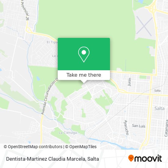 Mapa de Dentista-Martinez Claudia Marcela