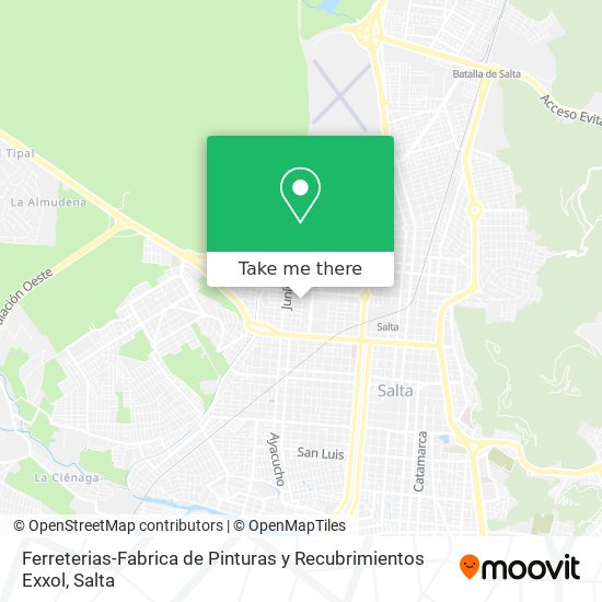 Ferreterias-Fabrica de Pinturas y Recubrimientos Exxol map