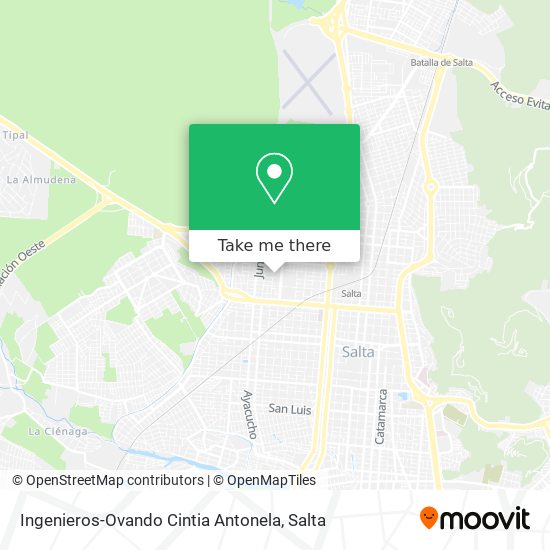 Ingenieros-Ovando Cintia Antonela map