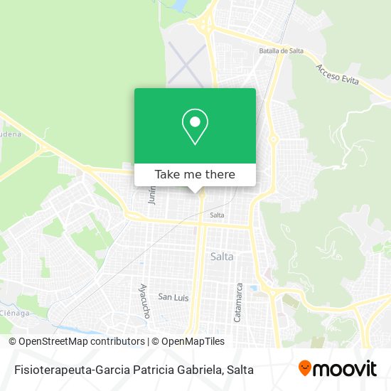 Mapa de Fisioterapeuta-Garcia Patricia Gabriela