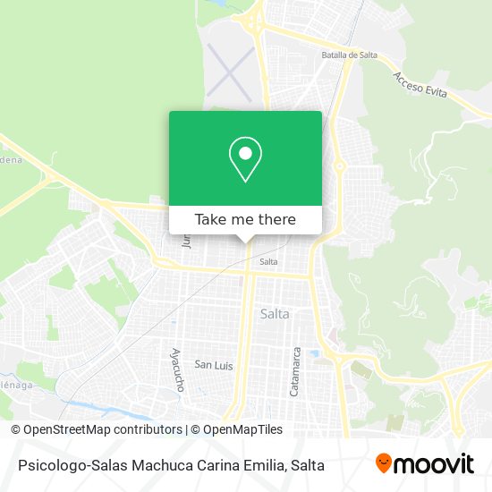 Psicologo-Salas Machuca Carina Emilia map
