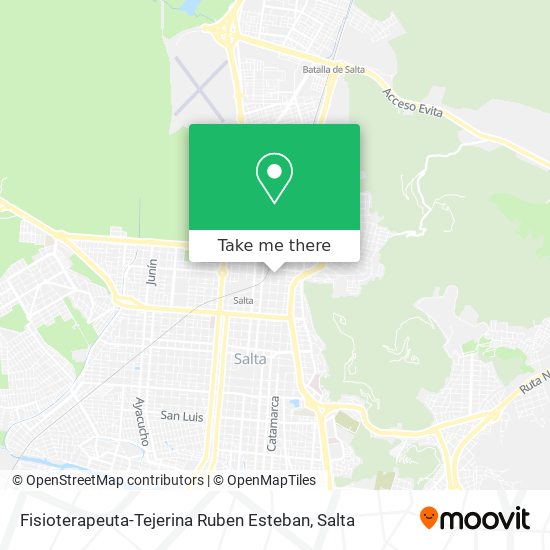 Fisioterapeuta-Tejerina Ruben Esteban map