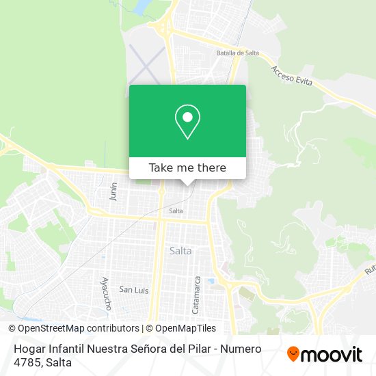 Hogar Infantil Nuestra Señora del Pilar - Numero 4785 map