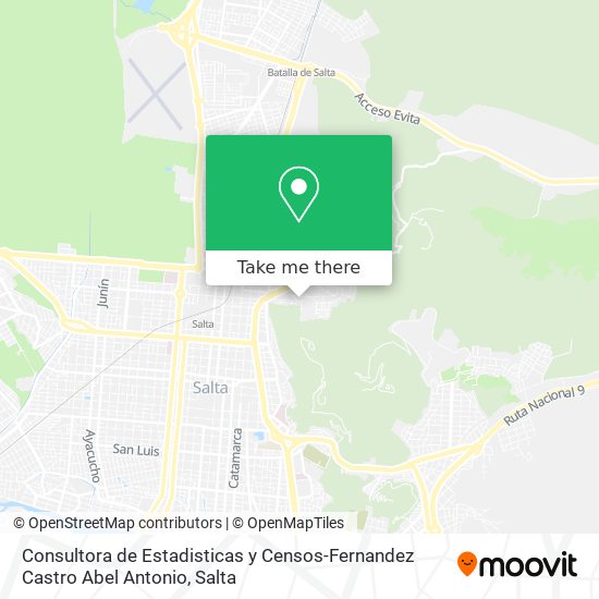 Consultora de Estadisticas y Censos-Fernandez Castro Abel Antonio map