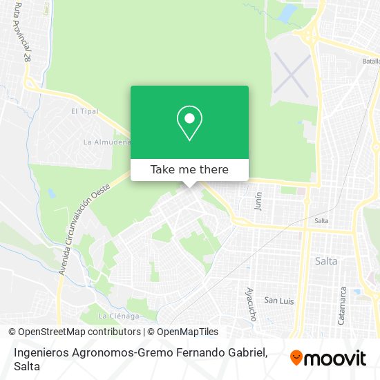 Ingenieros Agronomos-Gremo Fernando Gabriel map