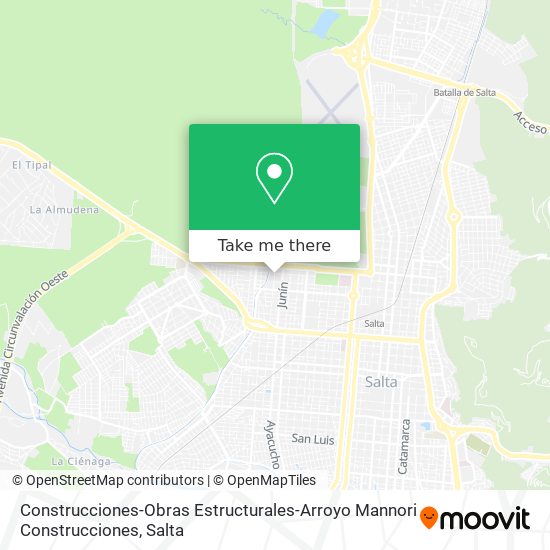 Mapa de Construcciones-Obras Estructurales-Arroyo Mannori Construcciones