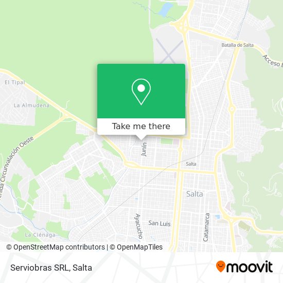 Serviobras SRL map