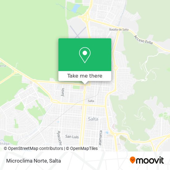 Mapa de Microclima Norte