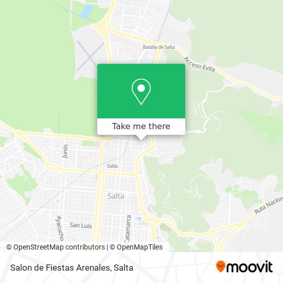 Salon de Fiestas Arenales map