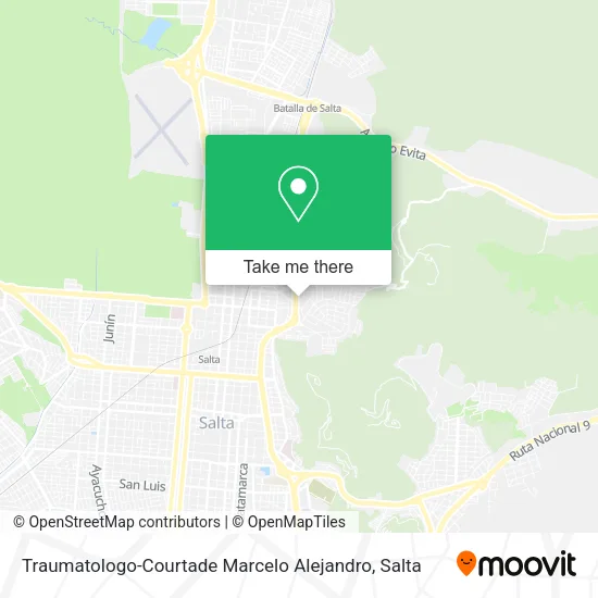 Traumatologo-Courtade Marcelo Alejandro map
