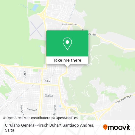 Cirujano General-Pirsch Duhart Santiago Andrés map