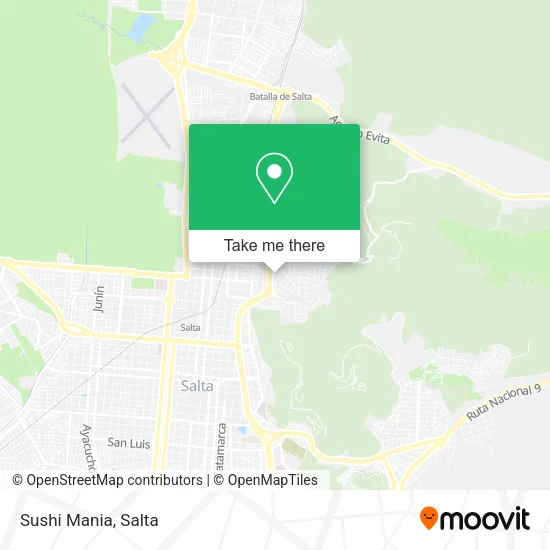 Sushi Mania map