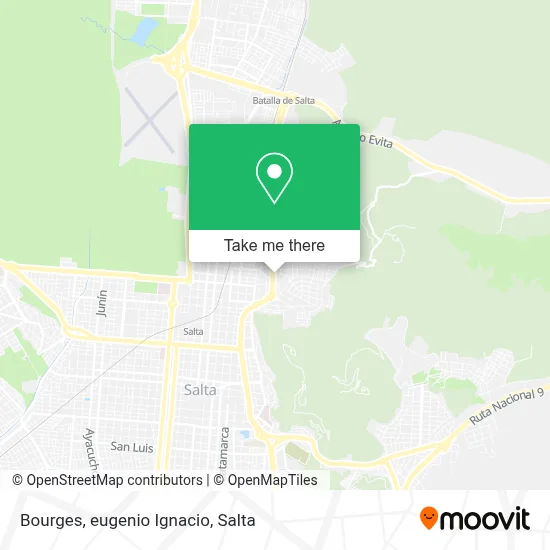 Bourges, eugenio Ignacio map