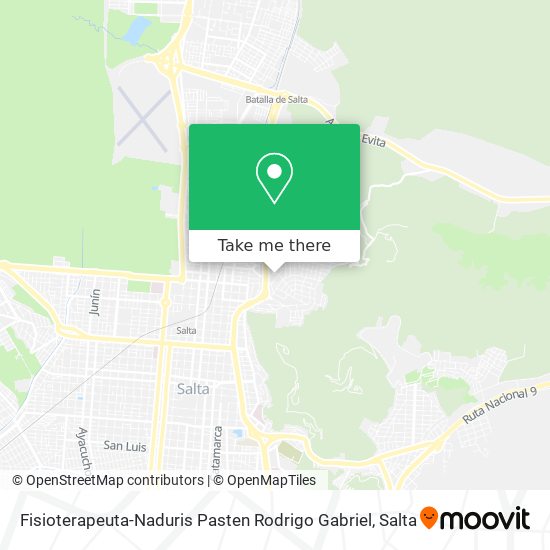 Fisioterapeuta-Naduris Pasten Rodrigo Gabriel map