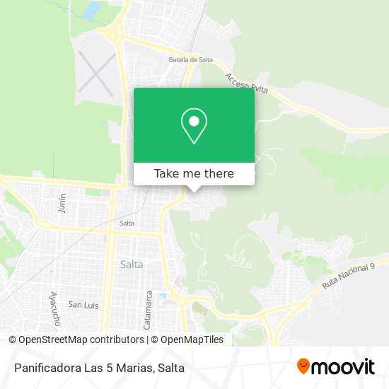 Panificadora Las 5 Marias map