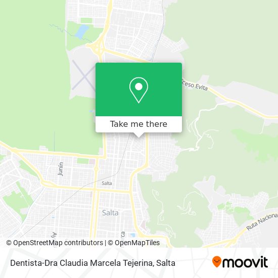 Mapa de Dentista-Dra Claudia Marcela Tejerina