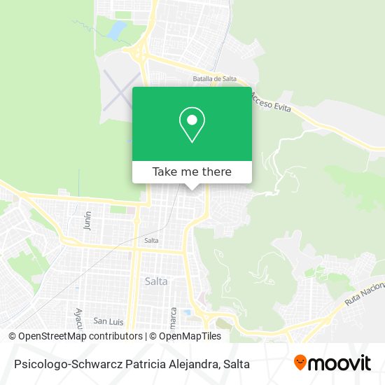 Psicologo-Schwarcz Patricia Alejandra map