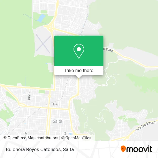 Bulonera Reyes Católicos map