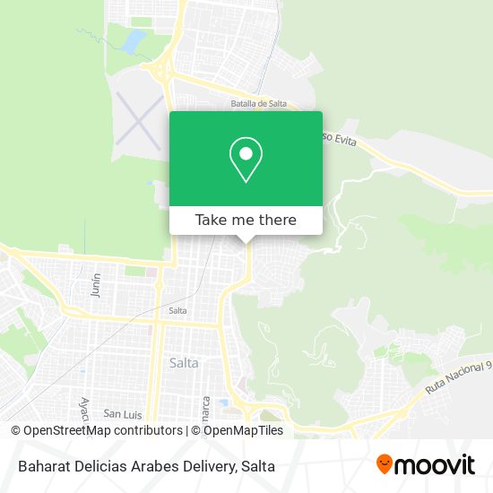 Mapa de Baharat Delicias Arabes Delivery