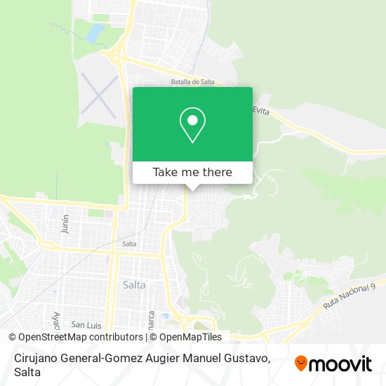 Mapa de Cirujano General-Gomez Augier Manuel Gustavo