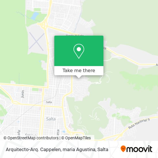 Arquitecto-Arq. Cappelen, maria Agustina map