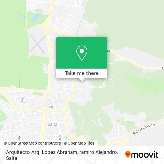 Mapa de Arquitecto-Arq. Lopez Abraham, ramiro Alejandro