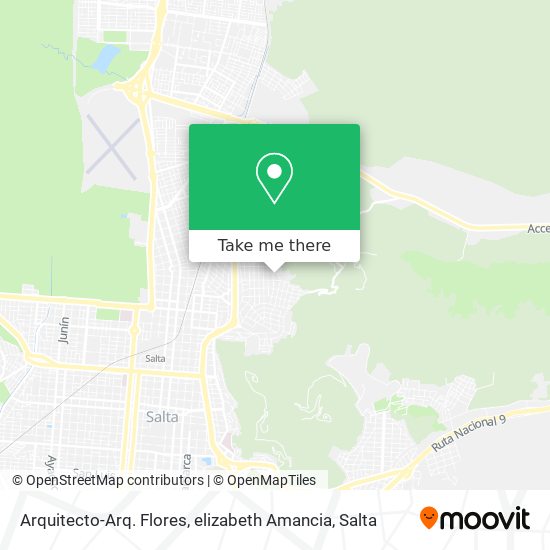 Arquitecto-Arq. Flores, elizabeth Amancia map