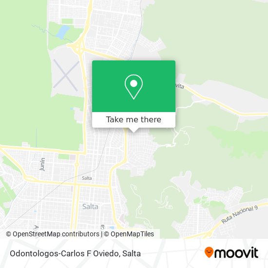 Odontologos-Carlos F Oviedo map