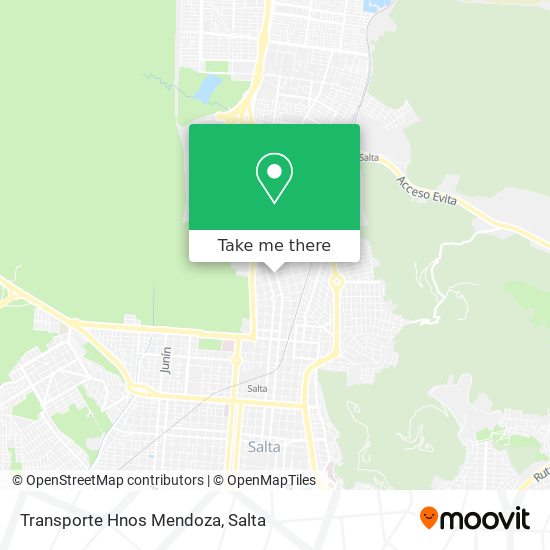 Mapa de Transporte Hnos Mendoza