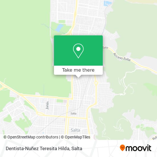 Dentista-Nuñez Teresita Hilda map