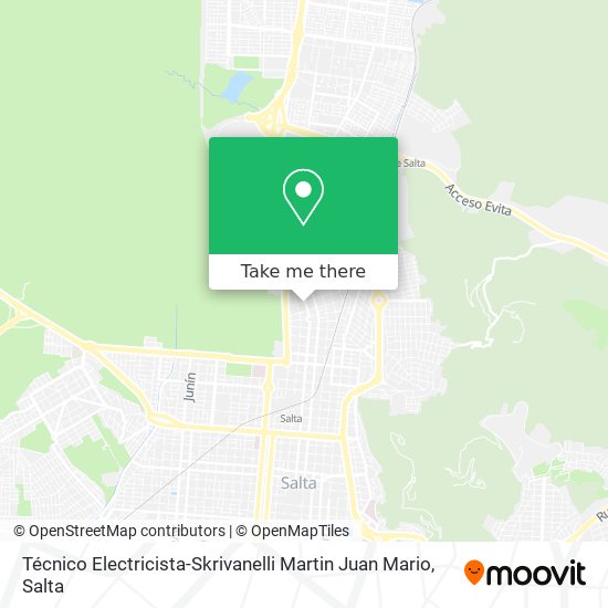 Técnico Electricista-Skrivanelli Martin Juan Mario map