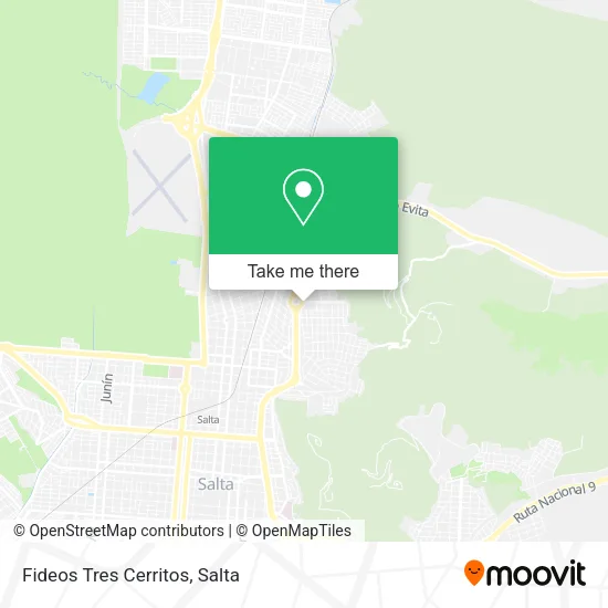 Fideos Tres Cerritos map
