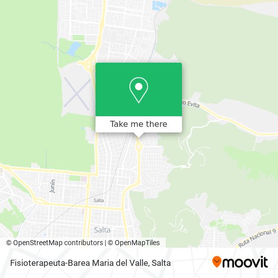 Fisioterapeuta-Barea Maria del Valle map