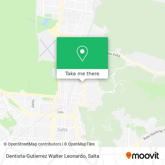Dentista-Gutierrez Walter Leonardo map