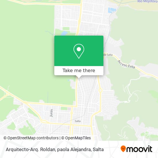 Arquitecto-Arq. Roldan, paola Alejandra map