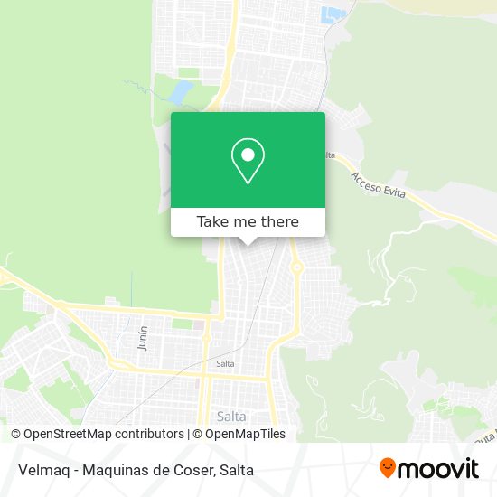 Mapa de Velmaq - Maquinas de Coser