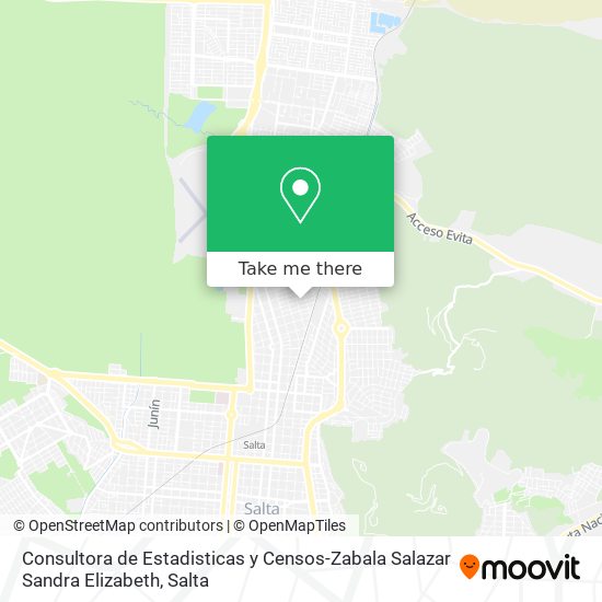 Consultora de Estadisticas y Censos-Zabala Salazar Sandra Elizabeth map