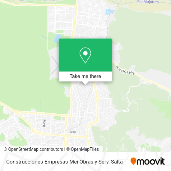 Construcciones-Empresas-Mei Obras y Serv map