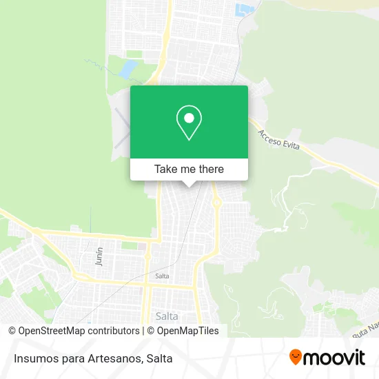 Insumos para Artesanos map