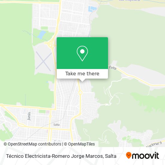 Mapa de Técnico Electricista-Romero Jorge Marcos