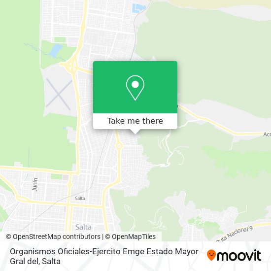 Mapa de Organismos Oficiales-Ejercito Emge Estado Mayor Gral del