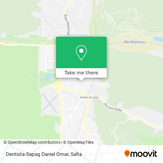 Mapa de Dentista-Sapag Daniel Omar