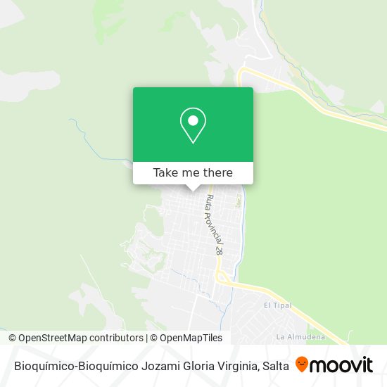 Bioquímico-Bioquímico Jozami Gloria Virginia map