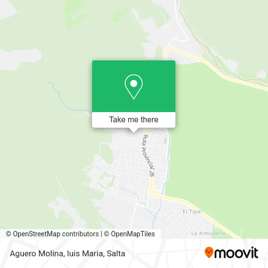 Aguero Molina, luis Maria map
